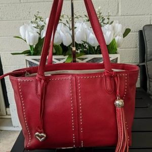 ✨✨SOLD✨✨Brighton pretty tassled studded Jax Red